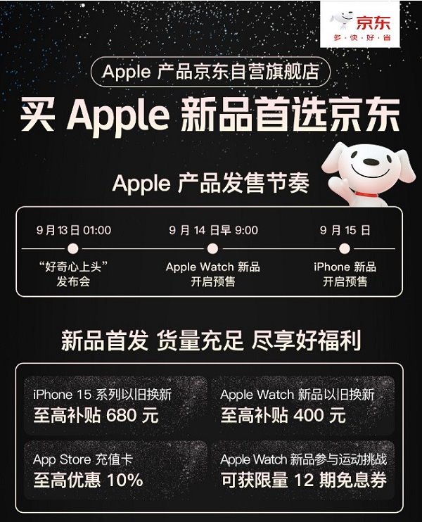 iPhone 15 系列全球正式发布 开通京东 A + 会员提前锁定新品优先必购权 iPhone 15 系列全球正式发布 开通京东 A + 会员提前锁定新品优先必购权(图1)