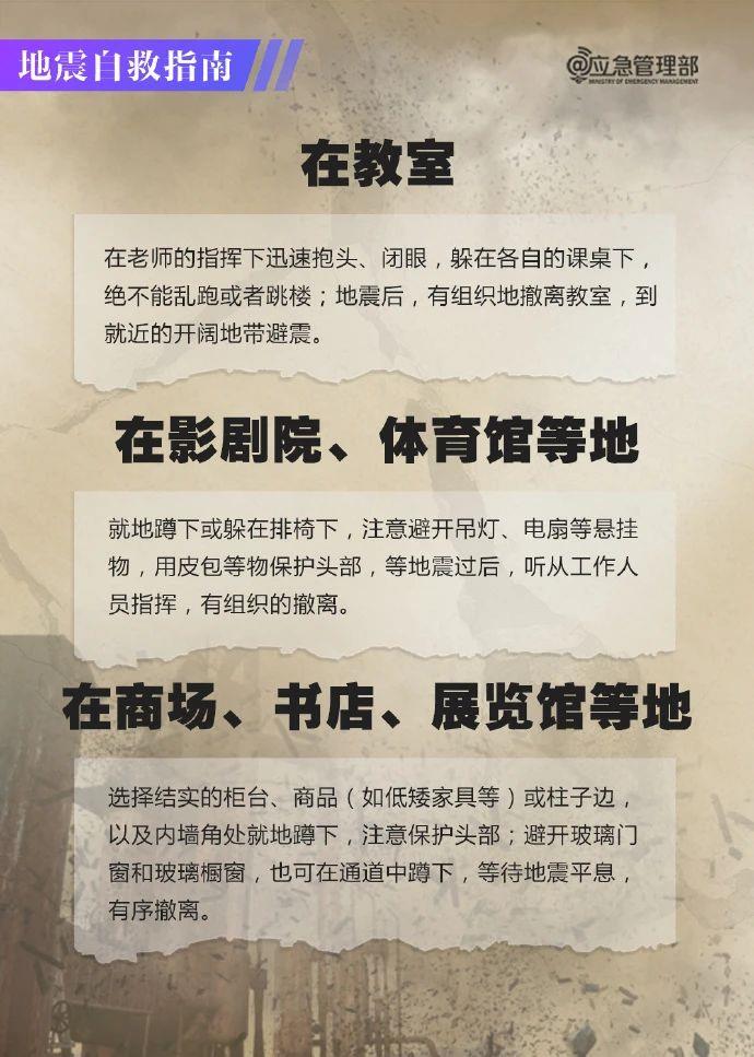 地震来了，收到预警信息后如何避险？自救指南请收藏→(图10)