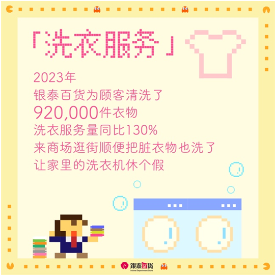 春节前夕银泰百货洗衣服务需求火爆 订单量同比400%(图2)