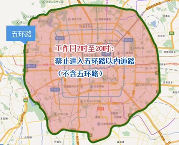 2024年03月北京限行时间和范围