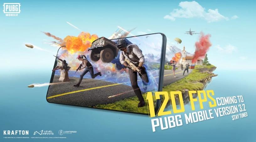PUBG Mobile游戏将在即将推出的更新中支持120fps模式(图1)