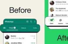 WhatsApp为Android手机重新定位导航栏 四个选项卡都具有专用图标