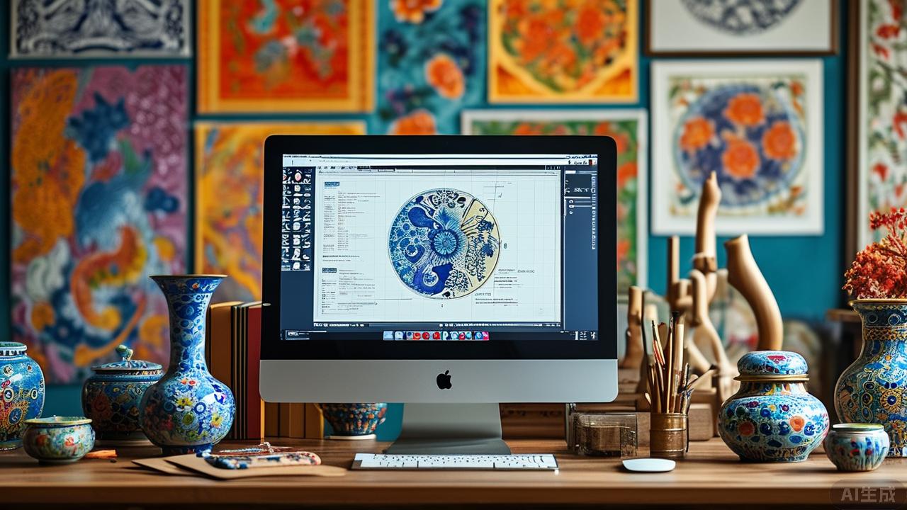 AI设计景泰蓝：传统与科技的碰撞!(图2)