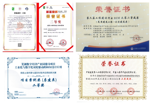 数字赋能，智造未来：中建八局芜湖数字经济产业园项目BIM技术打造智慧建造新篇(图8)