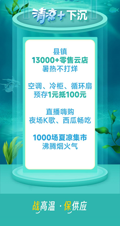 苏宁易购“清凉+计划”启动：下沉市场“暑热不打烊”