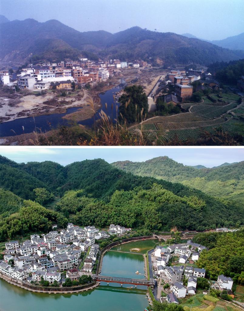 一图胜千言：对比图展现“千万工程”引领浙江山乡巨变